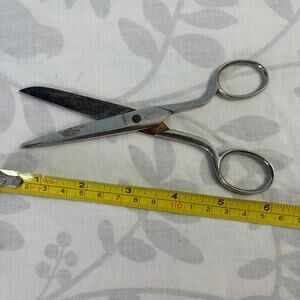 Vintage J.A. Henckels Solingen Germany Sewing Scissors 5.75" Forged Steel Shears